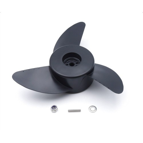 Black plastic propeller - black,