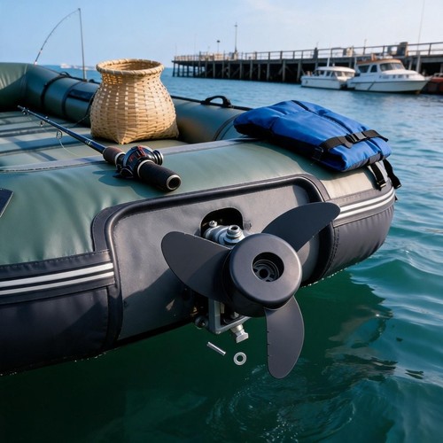 Black plastic propeller - black,