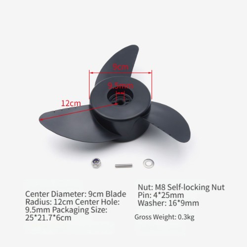 Boat propeller for electric - boat,